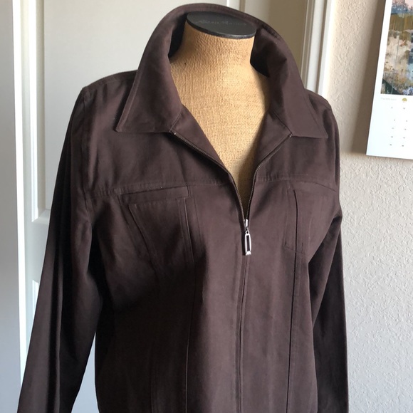 Brown Christopher & Banks Jacket XL - Picture 2 of 7